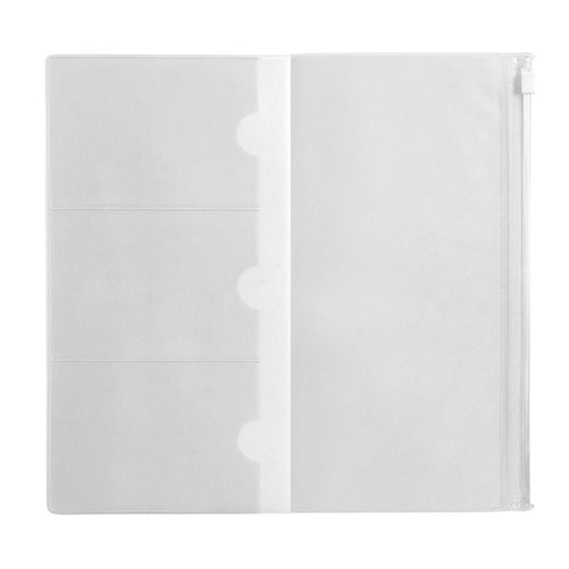 Travel Notebook Journal - Midori Gezginler İçin Defter PVC Fermuarlı