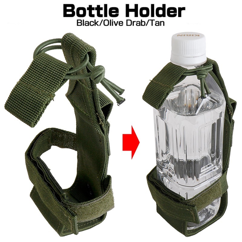 Travel Accessories Organizer - Molle Su Şişesi Tutucu Kemer Naylon