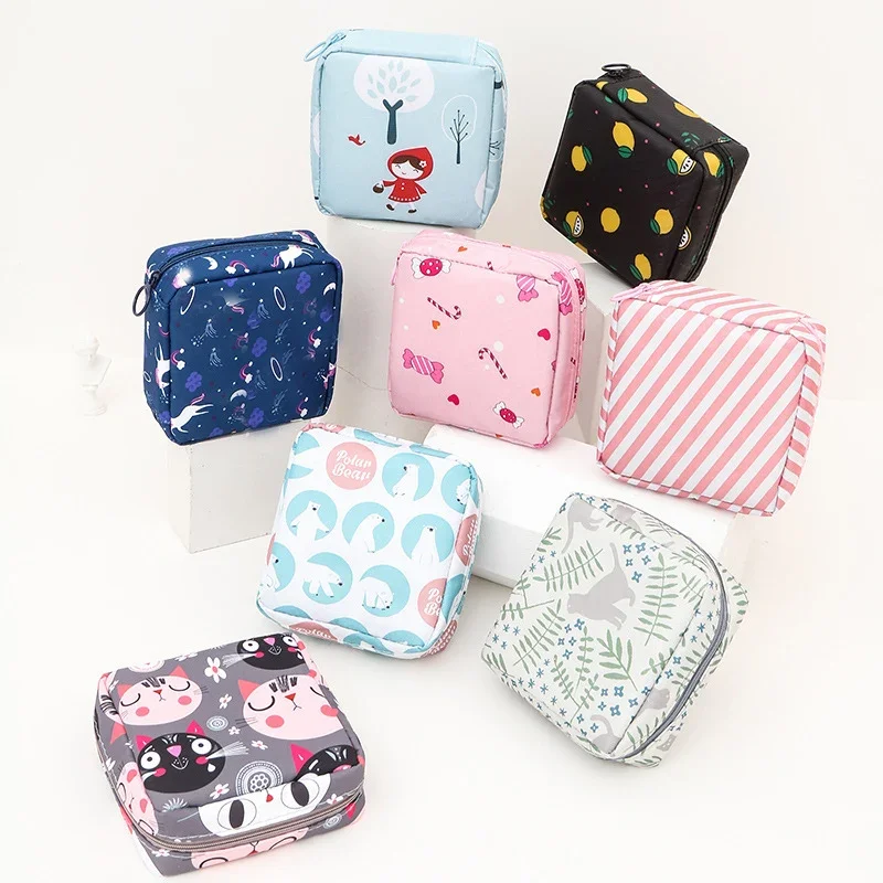 Travel Accessories Organizer - Kadın Kızlar Kawaii Peçete Hijyenik Pedler