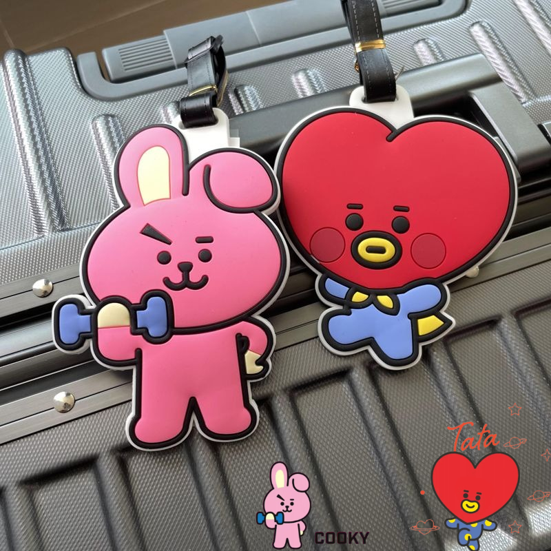 Travel Accessories Organizer - BT21 çizgi film sevimli anahtarlık Kawaii