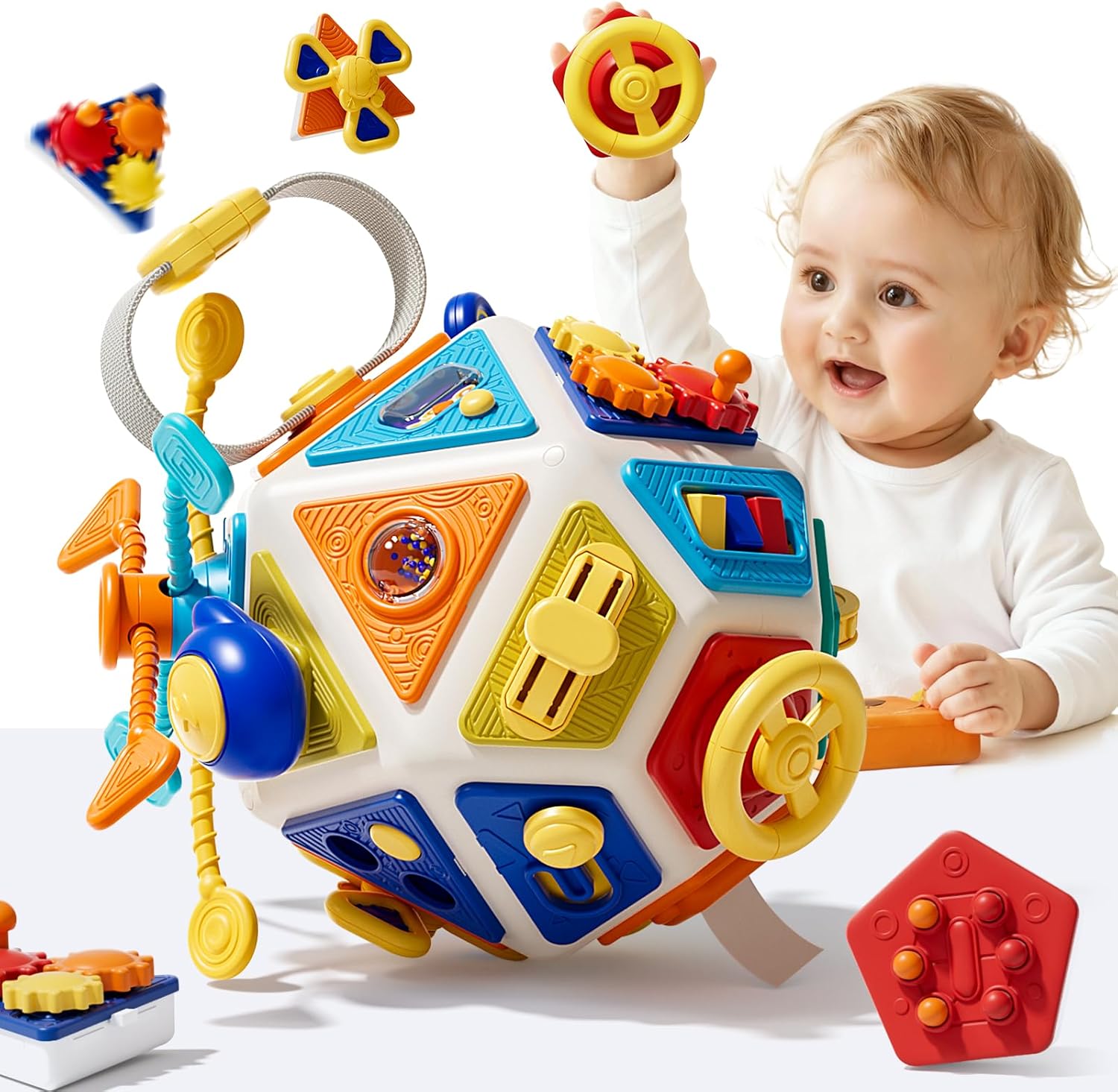 Travel Accessories Toddler - Bebek Aktivite Küpü Oyuncakları Montessori Duyusal