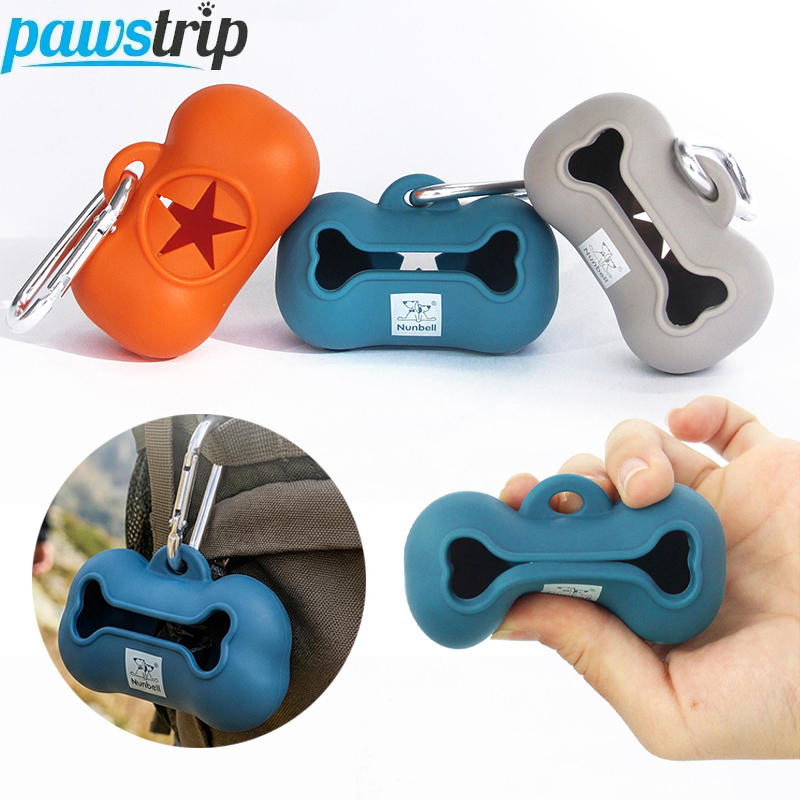 Travel Accessories For Dogs - Silikon Köpek Dışkı Torbası Dağıtıcısı Dayanıklı
