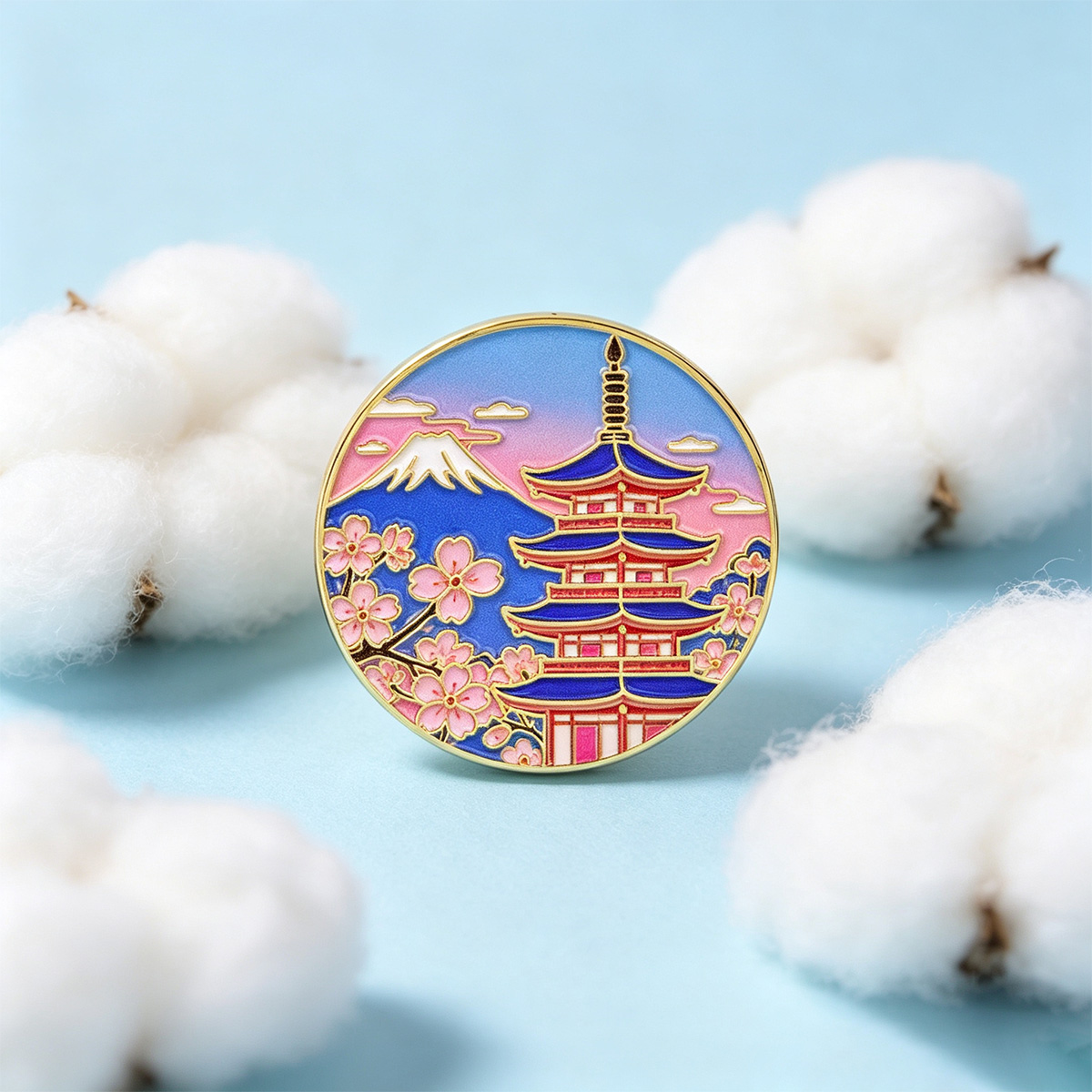 Japon Kiraz Çiçeği Emaye Pin,  - Travel Accessories Jewelry incelemesi ve fiyatı