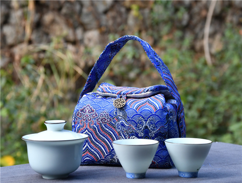 Vintage Teaware saklama çantas - Travel Accessories Jewelry incelemesi ve fiyatı