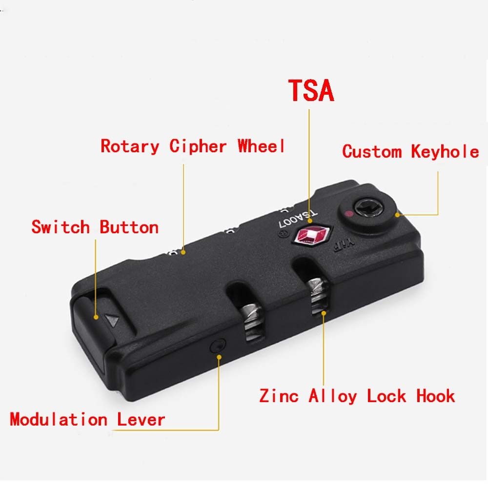 TSA 3 haneli şifreli kilit güv - Travel Accessories Electronics incelemesi ve fiyatı