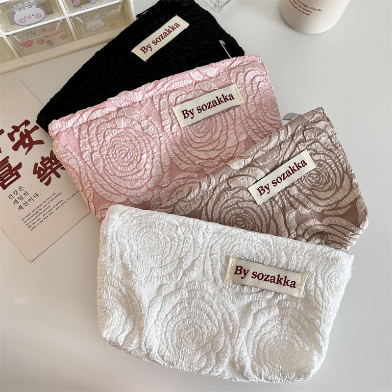 Fransız kabartmalı çiçekler se - Travel Accessories Pouch For Women incelemesi ve fiyatı