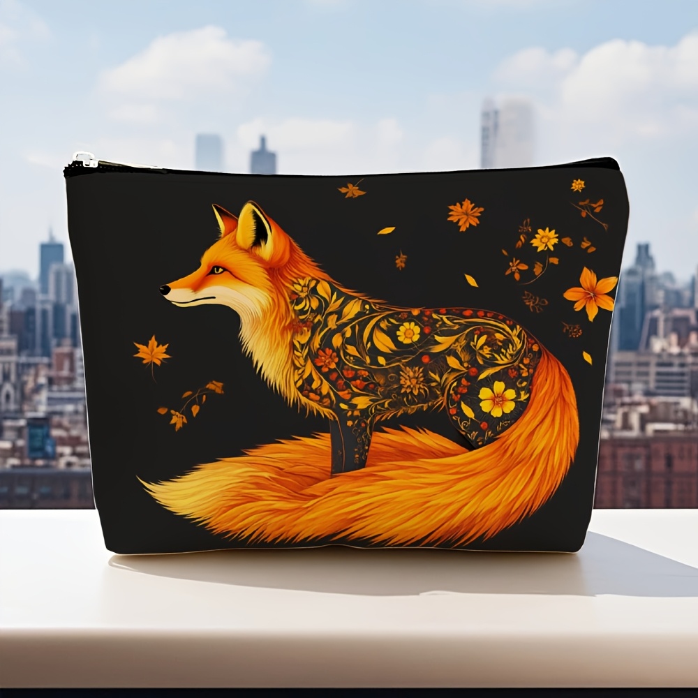 Tilki ve Çiçek Desenli Makyaj  - Travel Accessories Jewelry incelemesi ve fiyatı