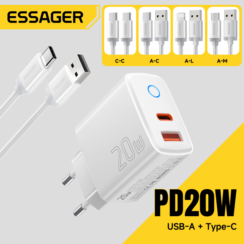 Essager PD 20W USB Type C Hızl - Travel Accessories Electronics incelemesi ve fiyatı