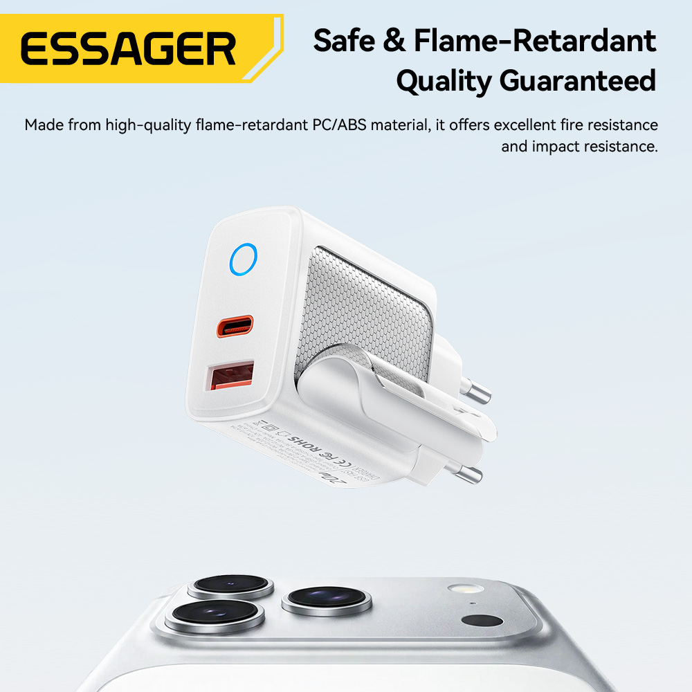 Essager PD 20W USB Type C Hızl - Travel Accessories Electronics incelemesi ve fiyatı