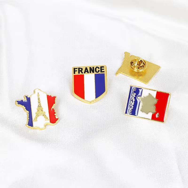 Fransa Bayrağı Emaye İğneleri  - Travel Accessories Jewelry incelemesi ve fiyatı