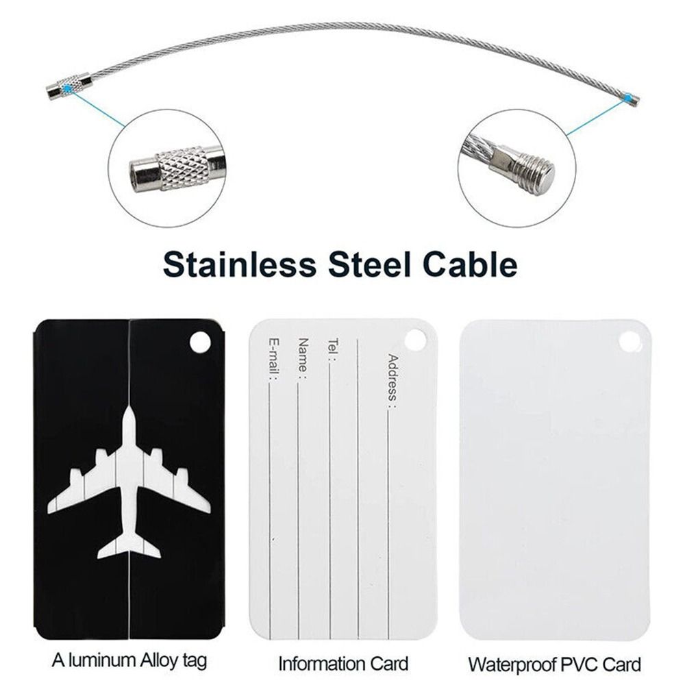 Alüminyum seyahat bagaj etiket - Travel Accessories On Plane incelemesi ve fiyatı