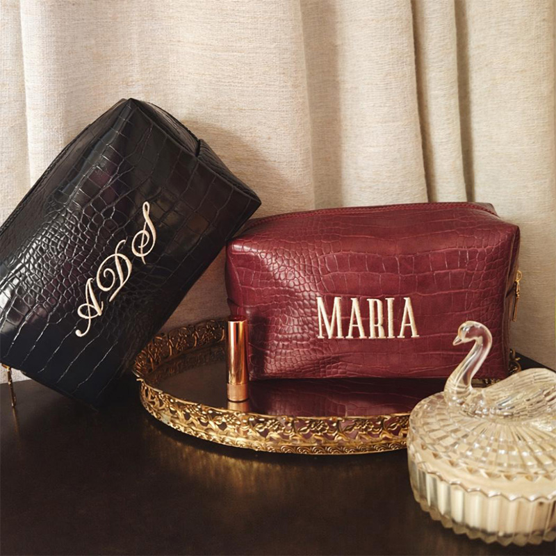 İşlemeli Croc Makyaj Çantası K - Travel Accessories Gift Ideas incelemesi ve fiyatı