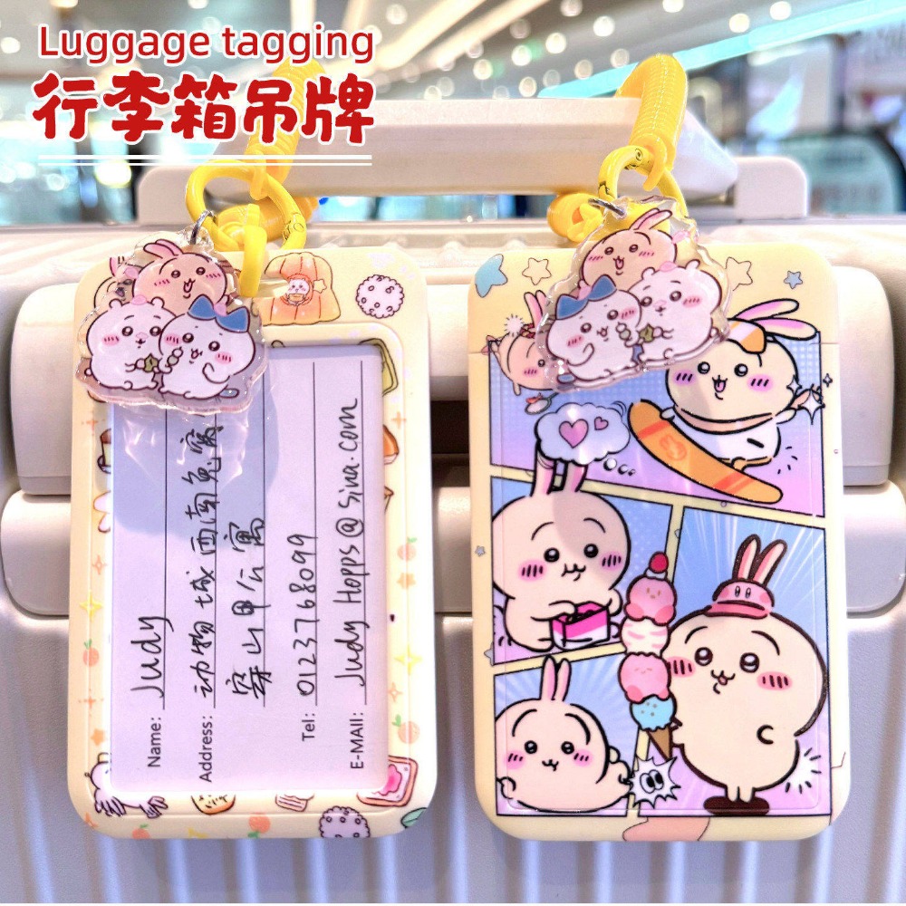 Chiikawa Bagaj Etiketi Kordonl - Travel Accessories For Japan Trip incelemesi ve fiyatı